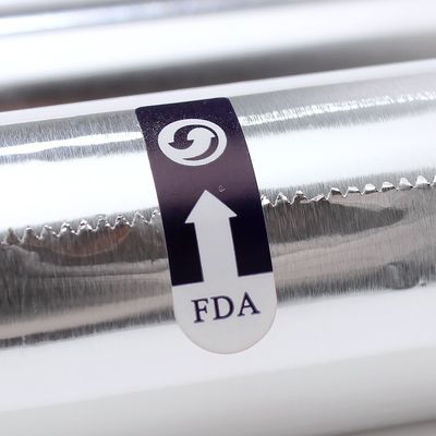 Rolo de papel alumínio de cozinha para embalagem de alimentos Dimensão personalizada Logotipo Espessura Papel de papel alumínio