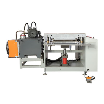 Fábrica de alimentos Máquina de prensagem de lâminas de serra semiautomática para papel de cozinha de filme de aglutinação Caixa de papel de alumínio