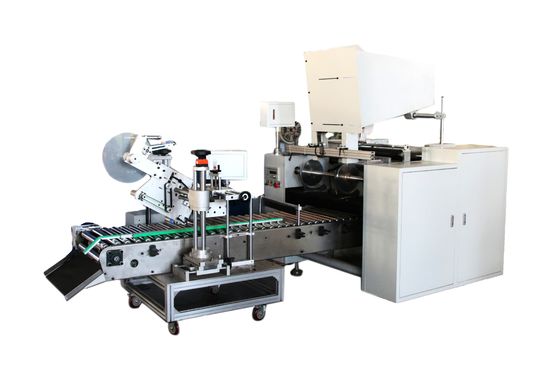 4.5kw Alumínio folha máquina de rebobinagem automática com rotulagem automática folha de alumínio Bbq papel rebobinador