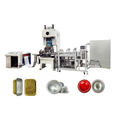 Máquina de perfurar de 45 T para fabricação de recipientes de alimentos em folha de alumínio