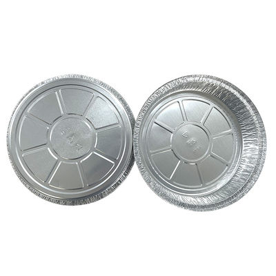 Embalagem de alimentos para animais de estimação Placas redondas de papel de alumínio bandeja de alimentos descartável recipientes para levar