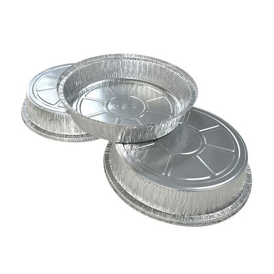 Embalagem de alimentos para animais de estimação Placas redondas de papel de alumínio bandeja de alimentos descartável recipientes para levar