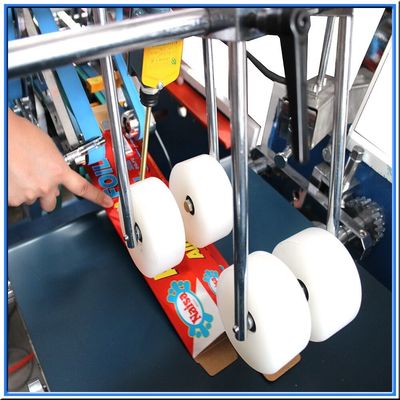 350 mm Max. Largura operacional Máquina de cola de pasta de caixa acionada elétrica para soluções de embalagem