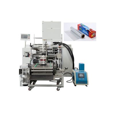 Máquina avançada de enrolamento de papel de alumínio com filme de alongamento totalmente automático