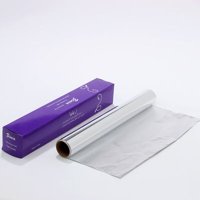 Largura personalizada Prata Forma suave e fácil de qualidade alimentar Papel de papel de papel de cozinha Folha de alumínio para uso doméstico