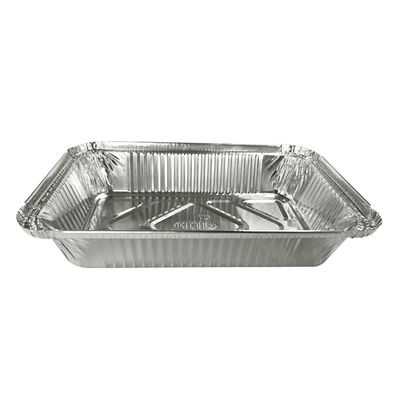 Container de utensílios de mesa de almoço para levar Caixas de papel de alumínio para bandeja de churrasco e embalagens de alimentos
