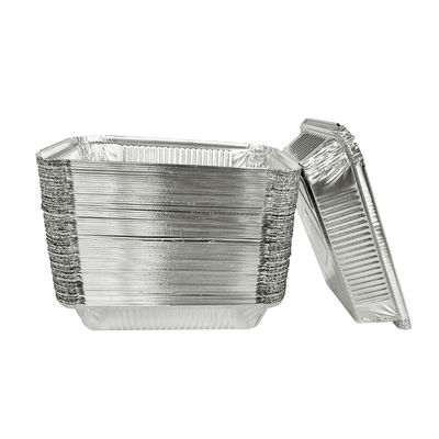 Container de utensílios de mesa de almoço para levar Caixas de papel de alumínio para bandeja de churrasco e embalagens de alimentos