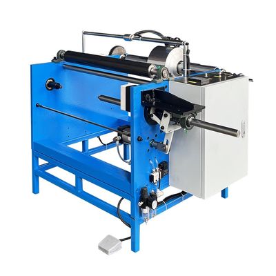 Capacidade de carga de 350 KG Rewinders de rolos de filme de alongamento manual com corte de folha de alumínio