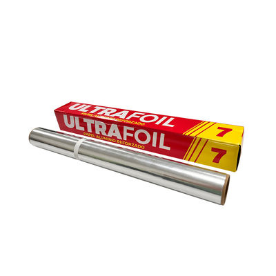 30cm 45cm Grade Alimentar Pastar Torrar Bbq papel de papel de alumínio reciclável com cortador