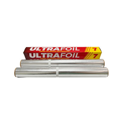 30cm 45cm Grade Alimentar Pastar Torrar Bbq papel de papel de alumínio reciclável com cortador