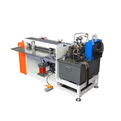 Máquina de prensagem de lâmina de serra de alumínio a motor elétrico para rolos de caixa de serradura semiautomática
