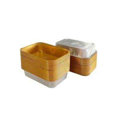 Container de alimentos ecologicamente corretos Caixas de alumínio descartáveis de papel alumínio para transporte aéreo