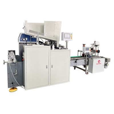 Máquina de enrolar folha de alumínio de acabamento de etiqueta curta totalmente automática 4.5kw Potência