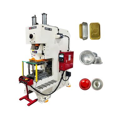 Máquina automática de fabricação de bandejas de recipientes de alimentos descartáveis de cápsulas de alumínio