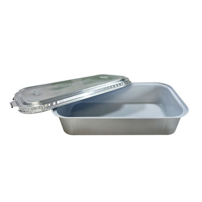 Encomenda personalizada Folha de alumínio de parede lisa para levar Embalagem de alimentos Container de panificação