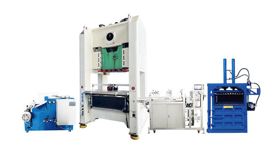 Máquina de perfurar de estampagem a moagem de peso 5T para caixa de almoço automática de papel alumínio