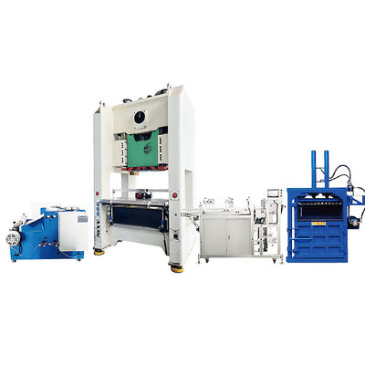7.5KW Potência do motor principal Máquina automática de fabricação de recipientes de folha de alumínio