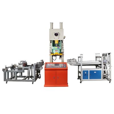 Máquina automática de fabricação de recipientes de folha de alumínio para tipo de embalagem de caixa