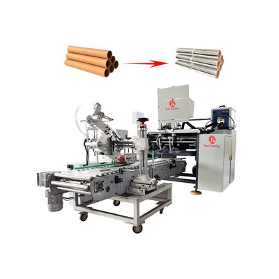 Máquina de rebobinagem de papel de alumínio totalmente automática com embreagem de pó magnético 25N.m