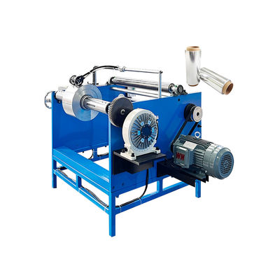 350 KG Single Shaft Manual Papel de Forno de Silício Alumínio Folha Roll Rewinding Machine