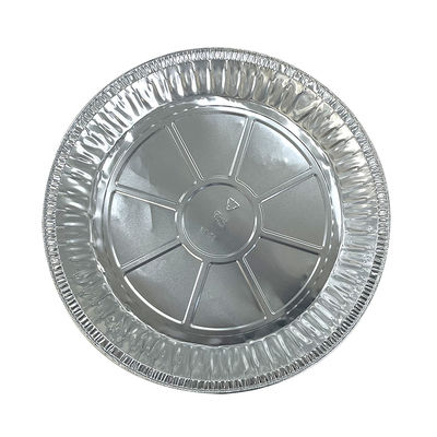 Taça de recipiente de papel alumínio perfeita para assar e servir deliciosa pizza caseira