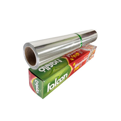 Rolo de papel alumínio de qualidade alimentar para embalagem de alimentos com logotipo personalizado descartável