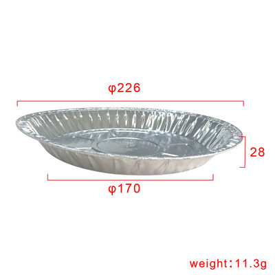 Taça de recipientes de papel de alumínio para prato descartável de papel de estanho e armazenamento de alimentos