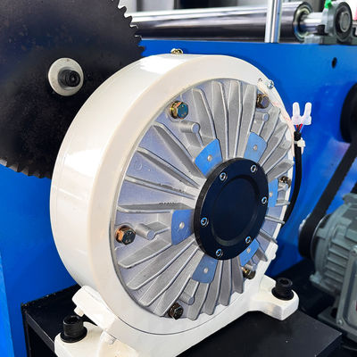 350 KG Manual Film Roll Rewinder Single Spindle Alumínio Folha de Corte e Rewinding Machine