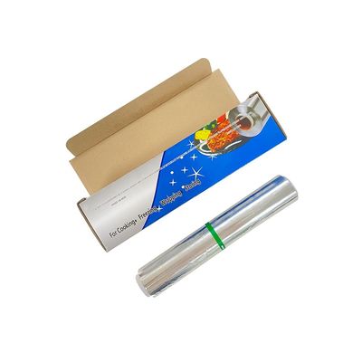 Cozinha 8011 Material de qualidade alimentar Folha de alumínio 0,02 mm 30 cm Papel de folha de alumínio para cozinhar Embalagens de alimentos
