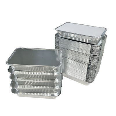 Caixas de refeições descartáveis de papel de alumínio Reciclado Recipientes de refeições de restaurante