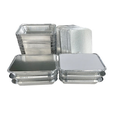 Solução conveniente de embalagem de alimentos Caixa de papel de alumínio descartável para frango para cozinhar