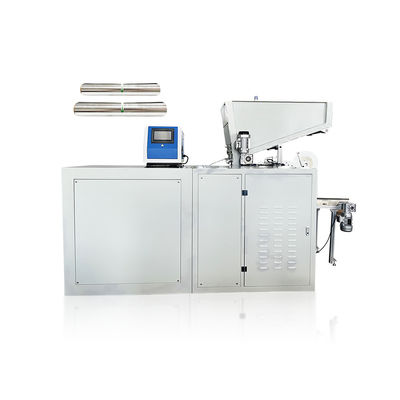 0.009-0.025mm Espessura do material Máquina de enrolar de cortador de folha de alumínio a motor elétrico