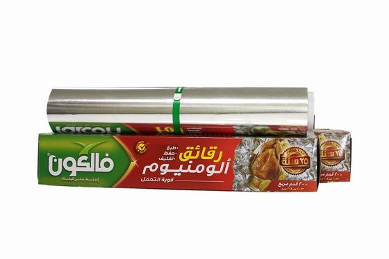 62m papel de papel de alumínio de papel de alumínio para cozinha com logotipo personalizado