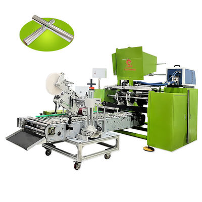 Máquina de corte de papel de alumínio de 4 eixos com função automática de enrolamento