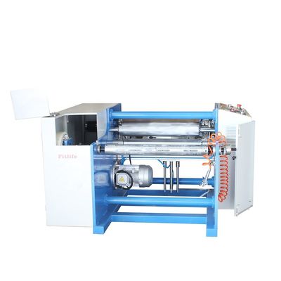 Máquina de enrolar folhas de alumínio semiautomática com curso de centragem de 20 mm