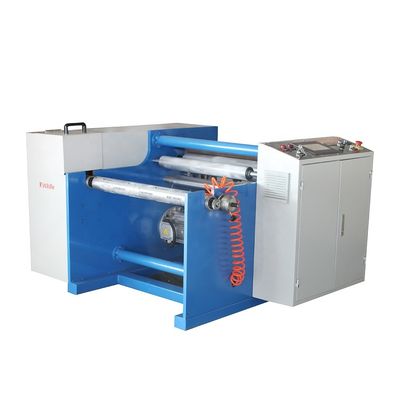 Máquina de enrolar folhas de alumínio semiautomática com curso de centragem de 20 mm