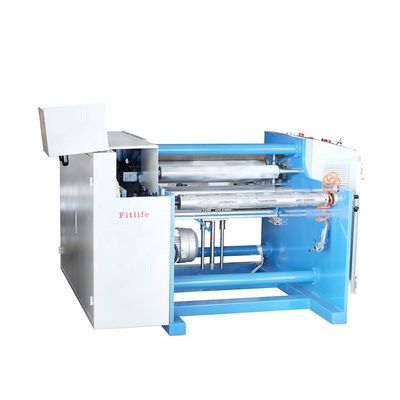 Máquina de enrolar folhas de alumínio semiautomática com curso de centragem de 20 mm