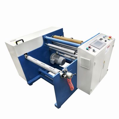 Máquina de enrolar folhas de alumínio semiautomática com curso de centragem de 20 mm